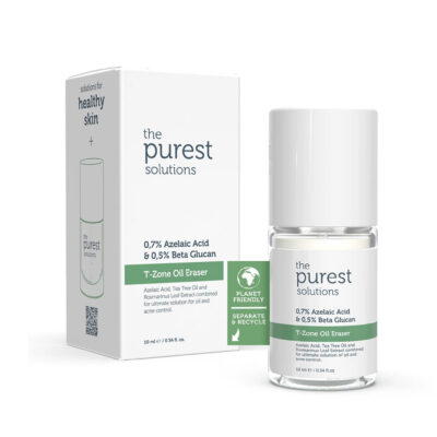 محلول کنترل چربی و ماتکننده فوری تی-زون پیورست سلوشنز (The Purest Solutions - T-Zone Oil Eraser) حجم ۱۰ میل»