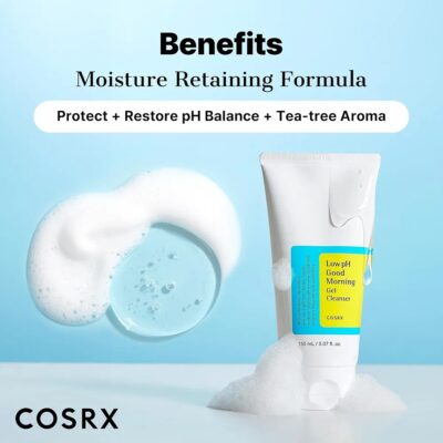 ژل شوینده صورت صبحگاهی با PH پایین کوزارکس