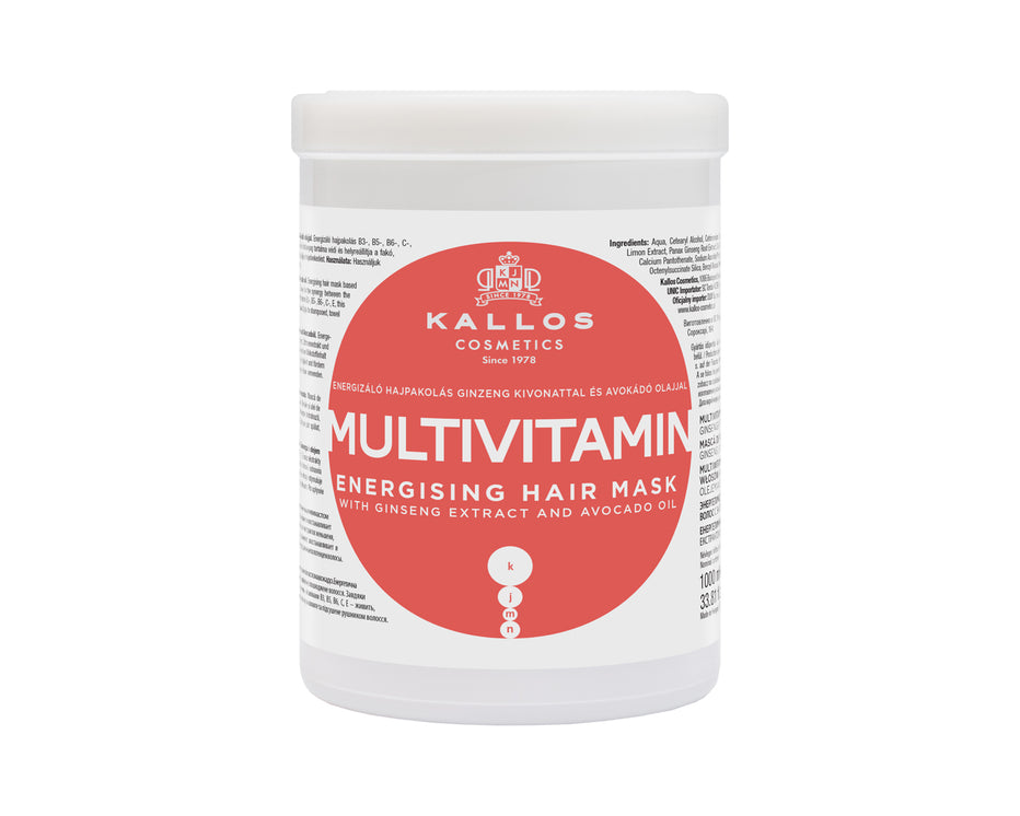 ماسک مو مولتیویتامین حاوی عصاره جنسینگ و روغن آووکادو کالوس۱۰۰۰ml