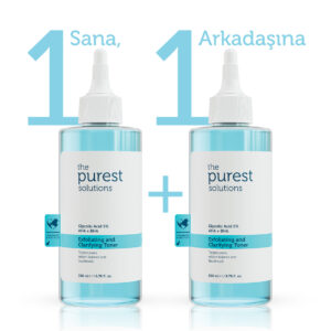 تونر احیاکننده و جمع‌کننده منافذ پوست مدل,AHA,BHA, 5%Glycolic Acid از برند The Purest Solutions