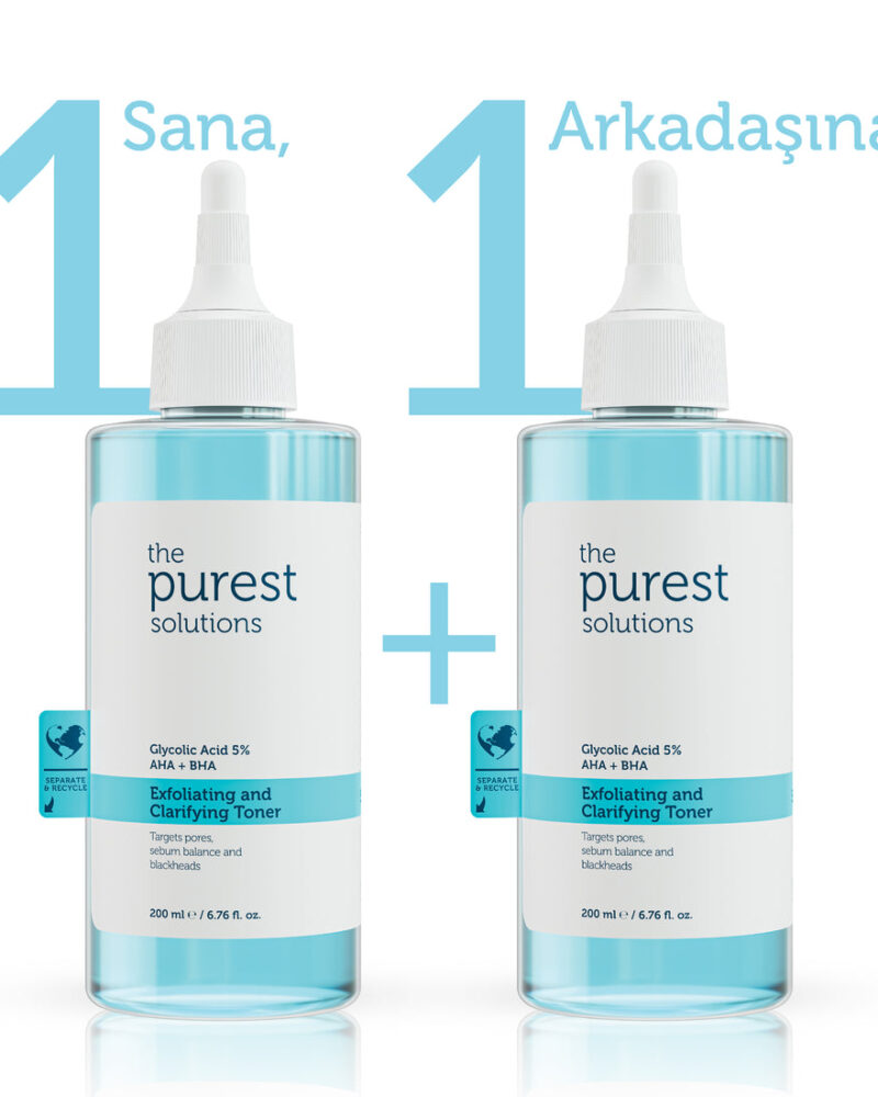 تونر احیاکننده و جمعکننده منافذ پوست مدل,AHA,BHA, 5%Glycolic Acid از برند The Purest Solutions
