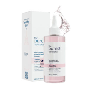 تونر لایه‌بردار و درخشان‌کننده ملایم مخصوص پوست‌های حساس و خشک The Purest Solutionsحجم200میل