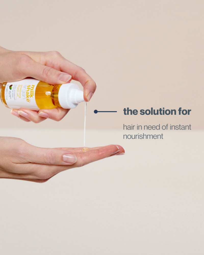 روغن آرگان براقکننده میلکشیک (milk_shake® Glistening Argan Oil)50میل - تصویر 2